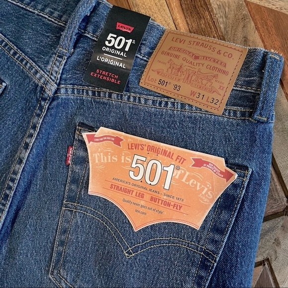 Levi’s Premium 501 ‘93 Straight Dark Stone Wash - Picture 9 of 15